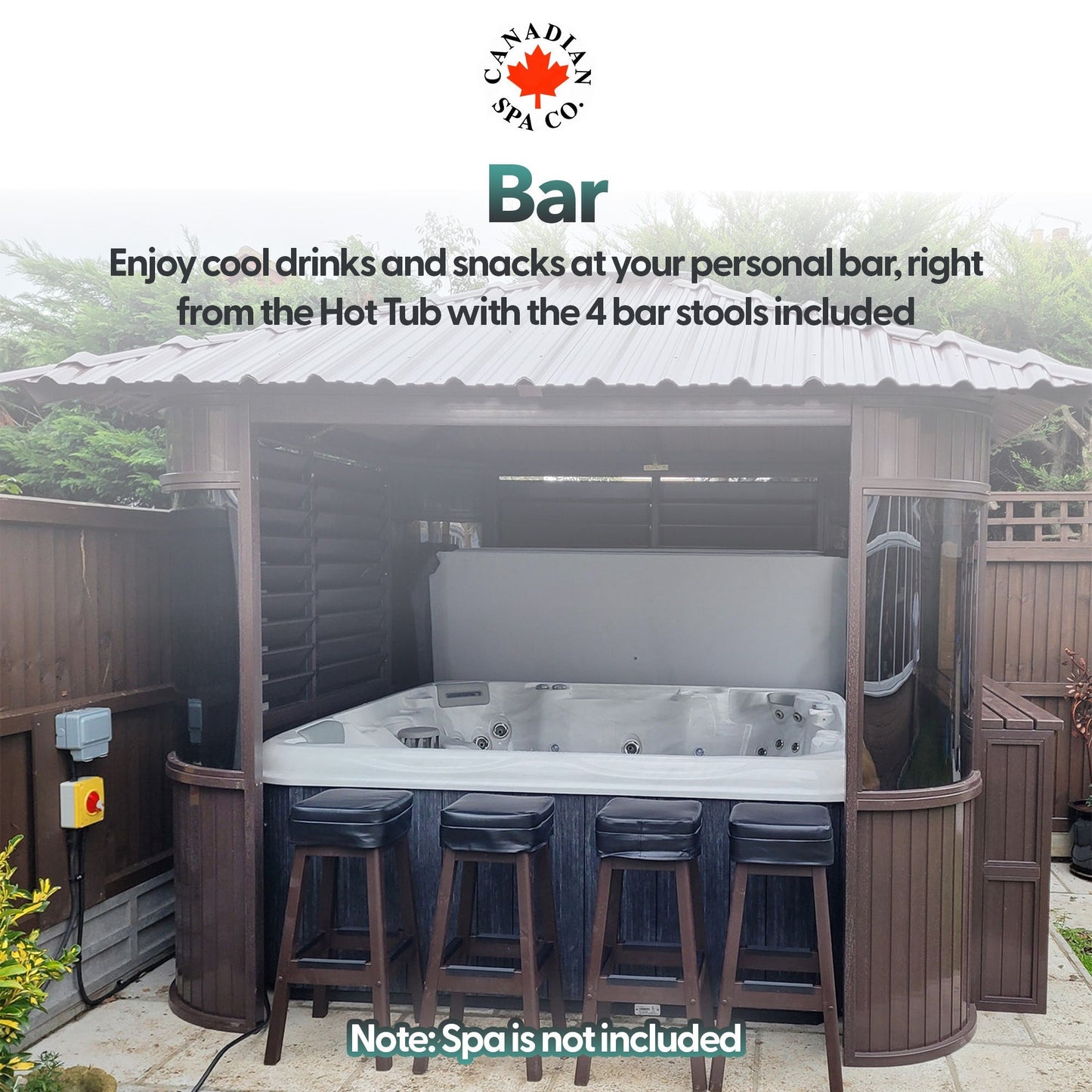 Fraser Gazebo 10ft x 10ft - Coffee