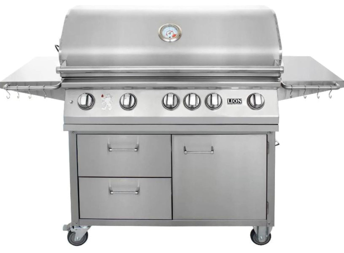 Lion 90000 40 Inch Premium Natural Gas Grill On Cart - L963872-NG