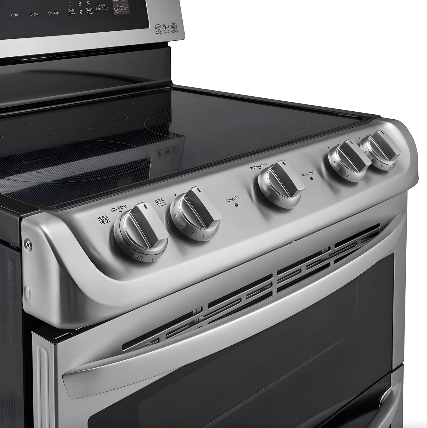 LG 30 in. Freestanding Electric Range with Double Oven in Stainless Steel 7.3 Cu.Ft. (LDE4413ST)