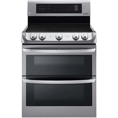 LG 30 in. Freestanding Electric Range with Double Oven in Stainless Steel 7.3 Cu.Ft. (LDE4413ST)