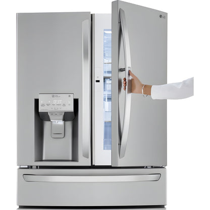 LG 36 in. 4-Door French Door Refrigerator in Stainless Steel 23 Cu. Ft. (LRMDC2306S)
