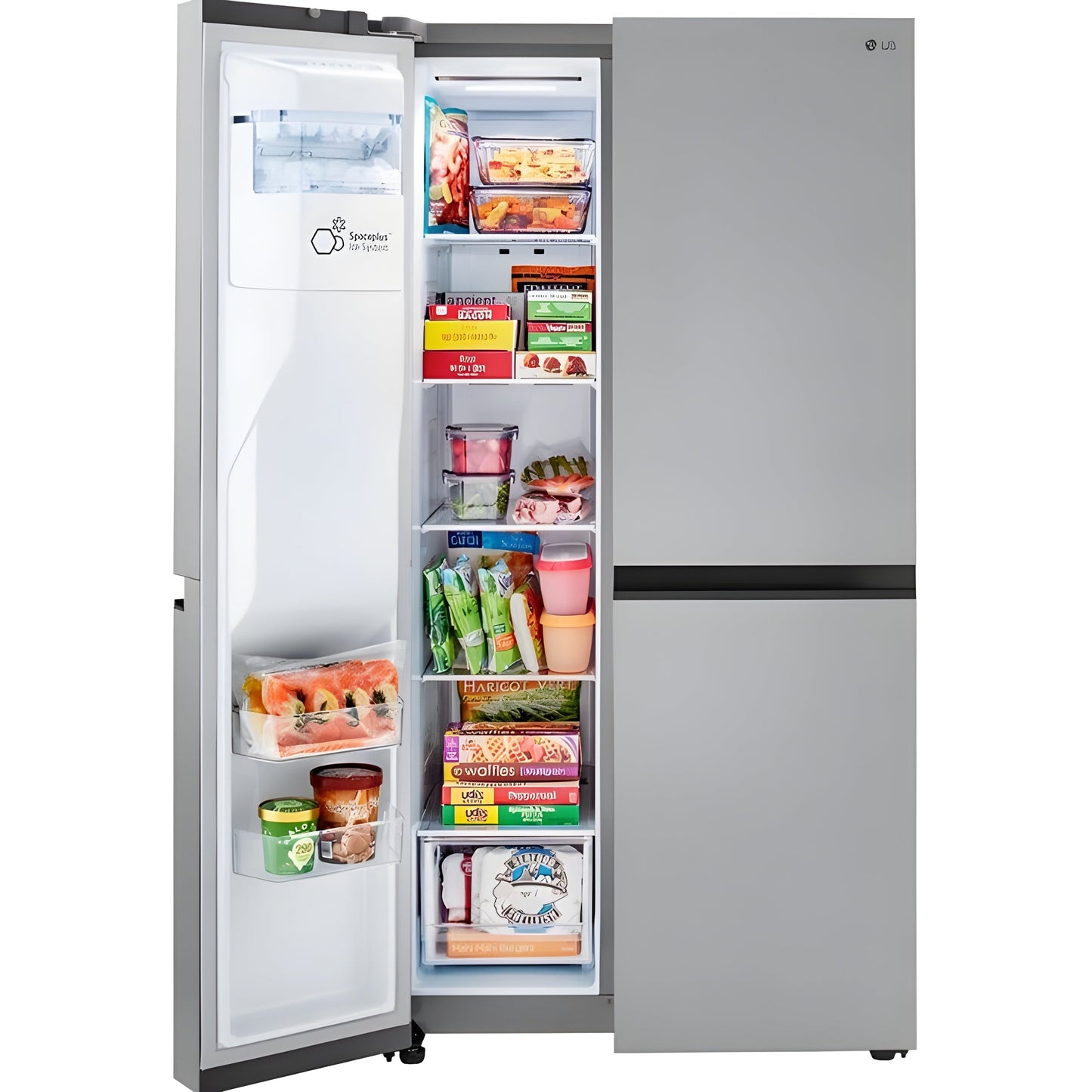 LG 36 in. Side-by-Side Refrigerator in Stainless Steel 27 Cu. Ft. (LRSXS2706S)