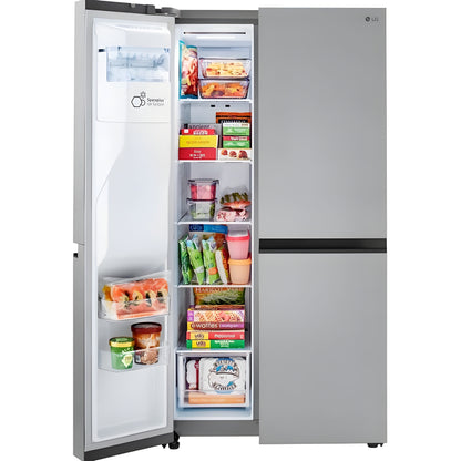 LG 36 in. Side-by-Side Refrigerator in Stainless Steel 27 Cu. Ft. (LRSXS2706S)