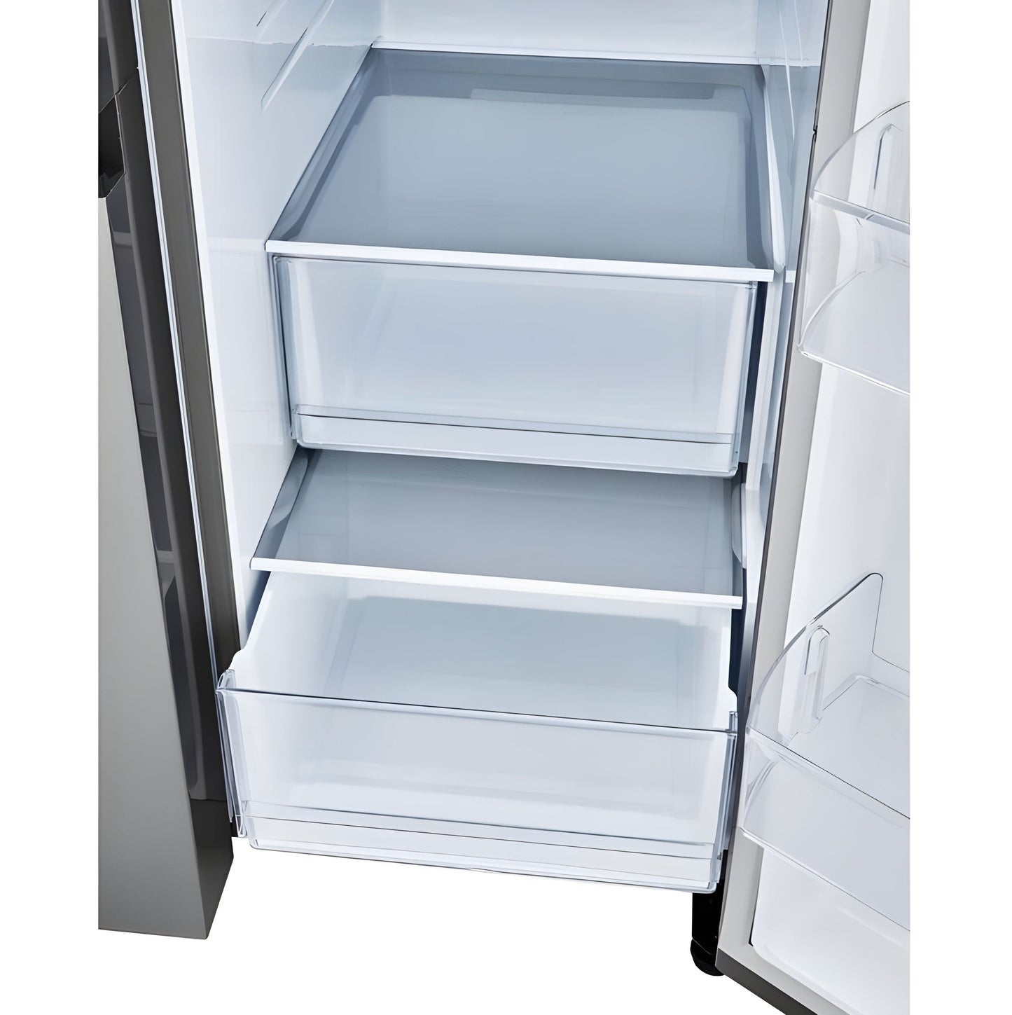 LG 36 in. Side-by-Side Refrigerator in Stainless Steel 27 Cu. Ft. (LRSXS2706S)
