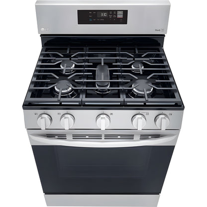 LG 30 in. Gas Smart Range with EasyClean, Stainless Steel (LRGL5821S)