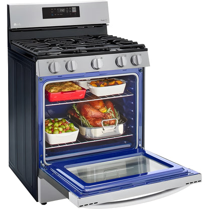 LG 30 in. Gas Smart Range with EasyClean, Stainless Steel (LRGL5821S)