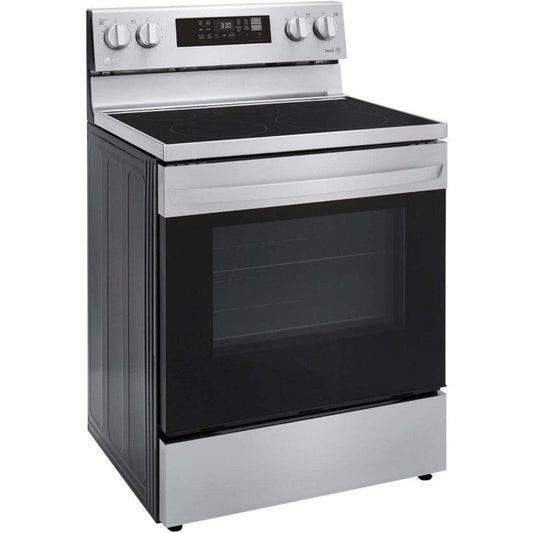 LG 30 in. 6.3-Cu. Ft. Electric Smart Range with EasyClean and AirFry Stainless Steel (LREL6323S)