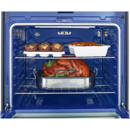 LG 30 in. 6.3-Cu. Ft. Electric Smart Range with EasyClean and AirFry Stainless Steel (LREL6323S)