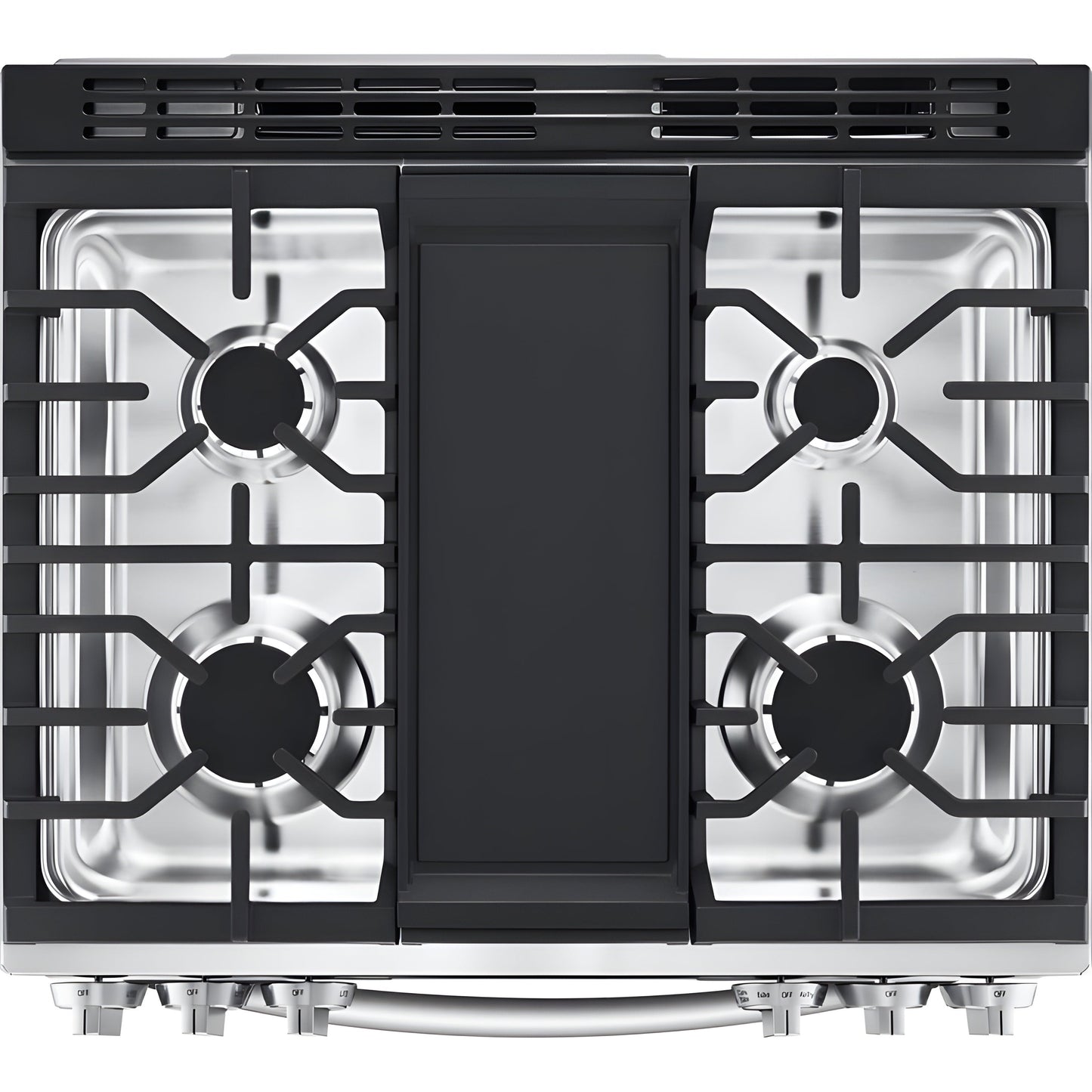 LG 30 in. 6.3-Cu. Ft. Smart Wi-Fi Enabled ProBake Convection InstaView Gas Slide-in Range with Air Fry, Stainless Steel (LSGL6335F)