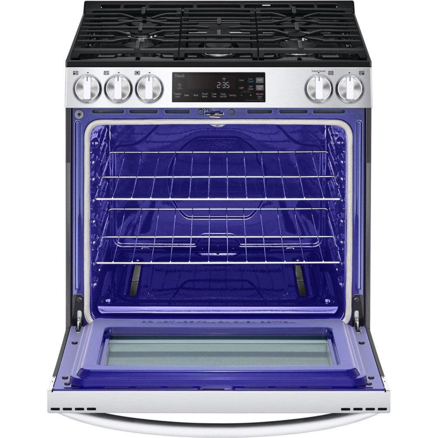 LG 30 in. 5.8-Cu Ft. Smart Wi-Fi Enabled Gas Slide-in Range with EasyClean (LSGL5831F)