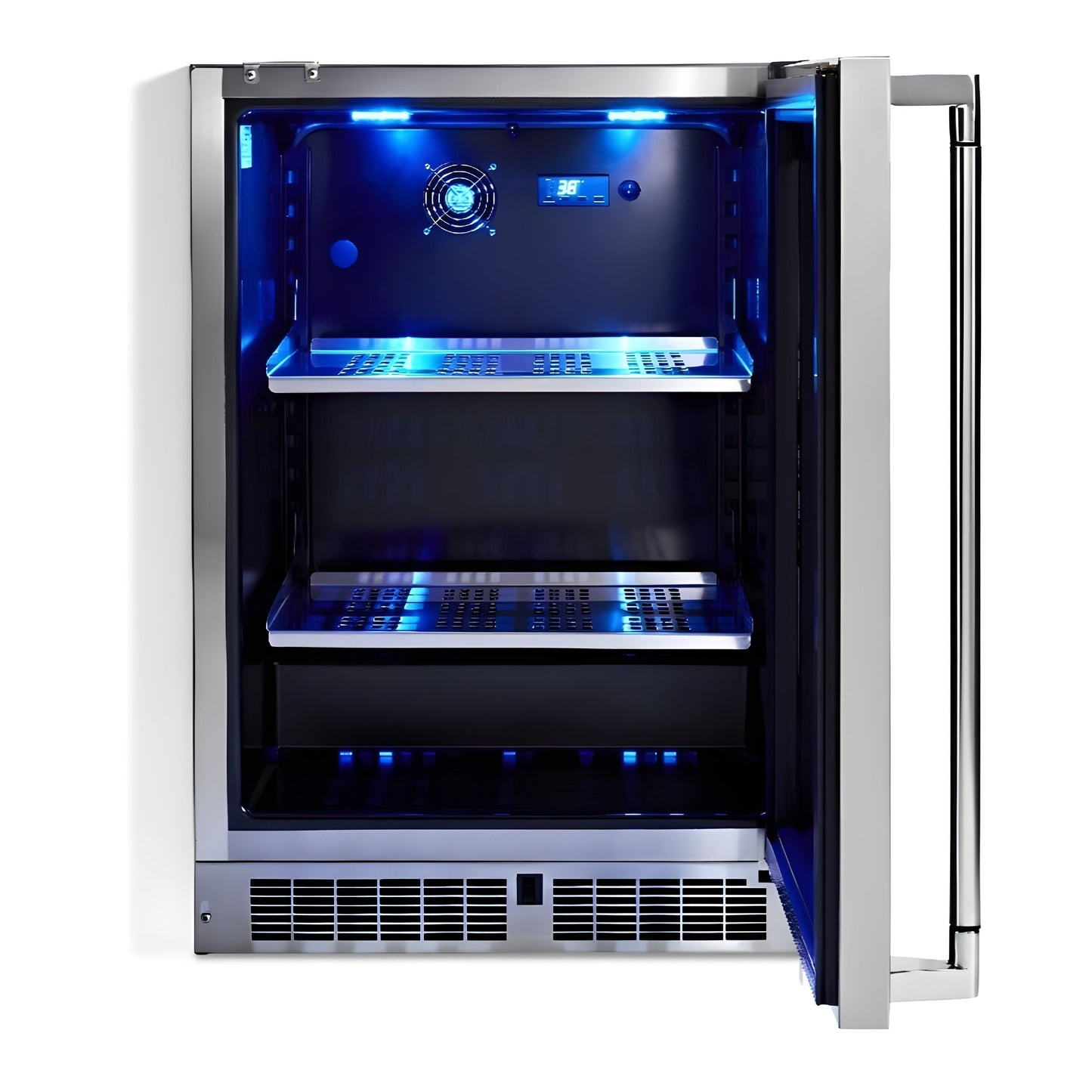 Lynx 24-Inch Outdoor Glass Door Refrigerator - LN24REFGL/R
