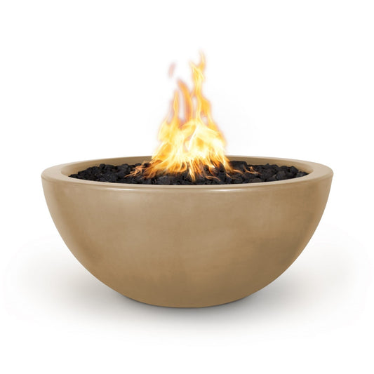 38" Luna Concrete Fire Bowl Brown