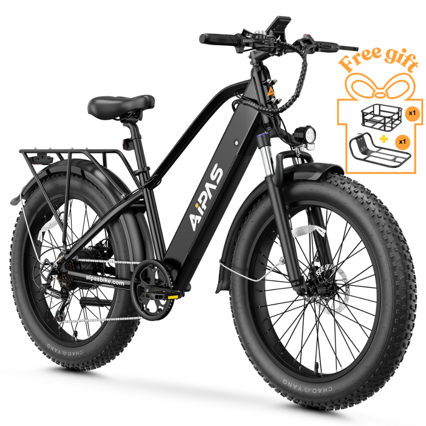 Aipas M2 Xterrain Ebike - Aipas-M2-black