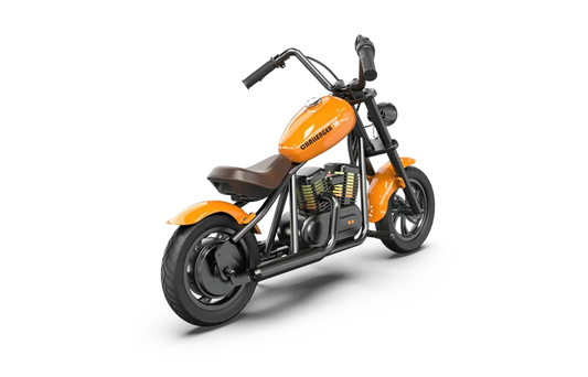 Hyper Gogo Challenger 12 Plus Electric Kids Motorcycle Bluetooth Speaker 21.9V 160W 10 MPH 7.5 Miles EL-MB07P New - EL-MB07P-ORANGE
