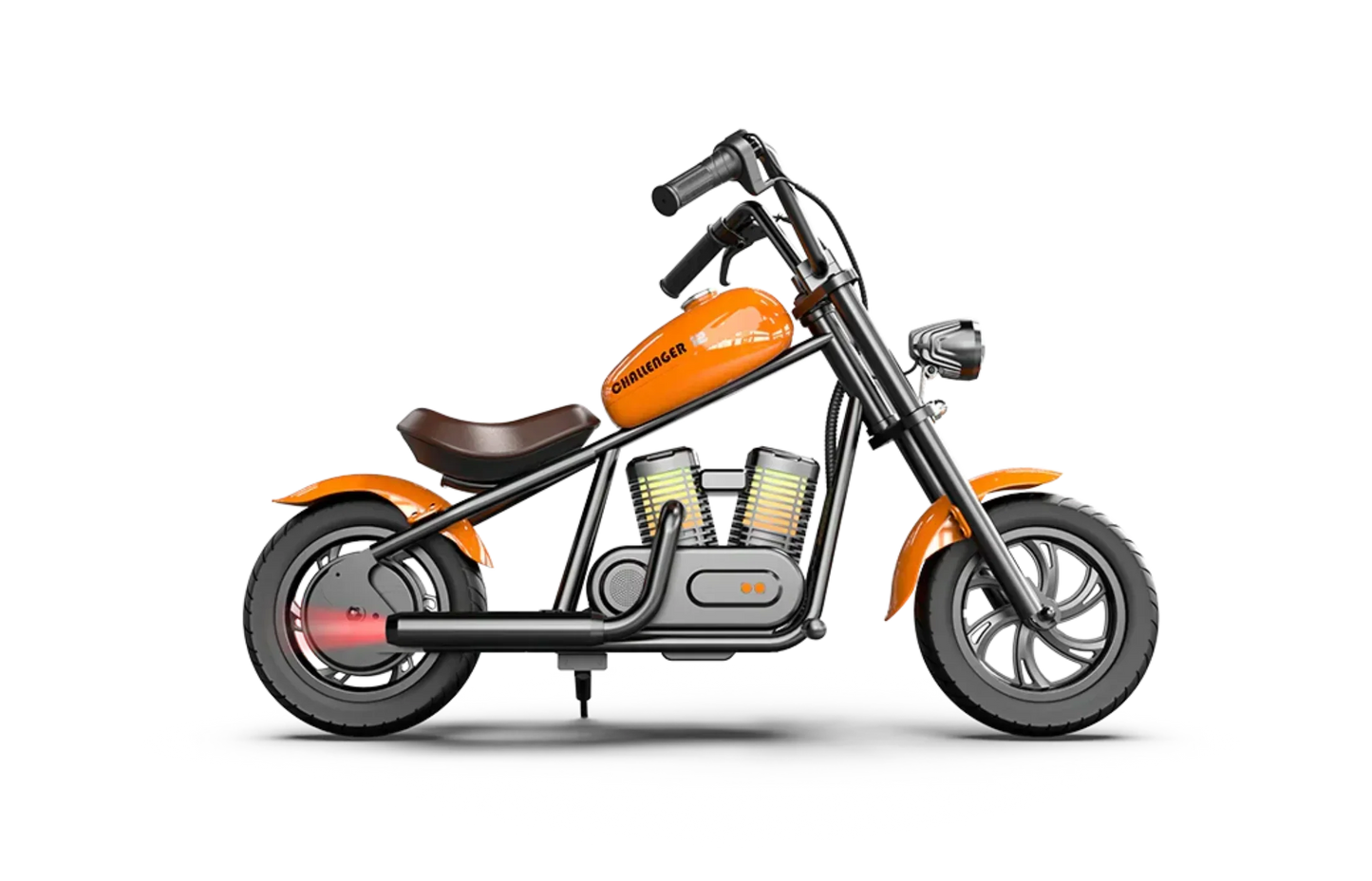 Hyper Gogo Challenger 12 Plus Electric Kids Motorcycle Bluetooth Speaker 21.9V 160W 10 MPH 7.5 Miles EL-MB07P New - EL-MB07P-ORANGE