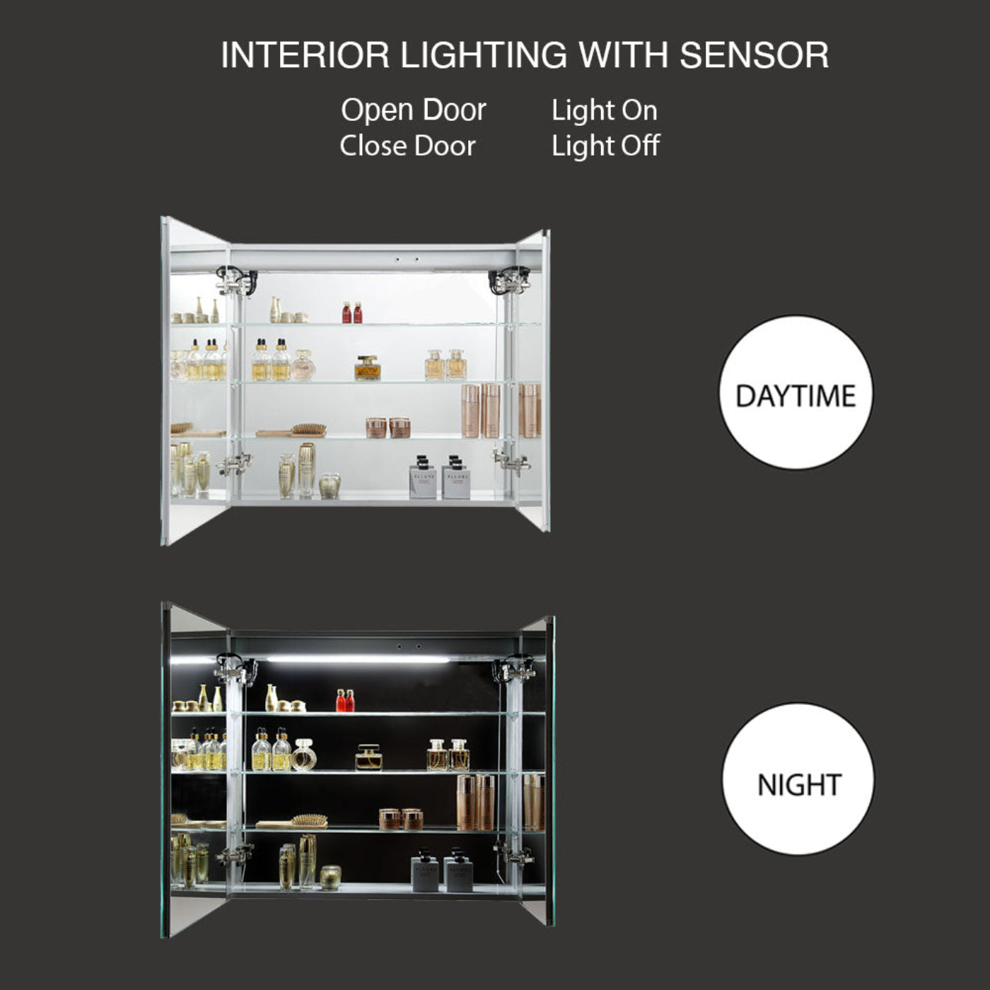 Blossom Vega – 36 Inches LED Medicine Cabinet - MCL4 3632