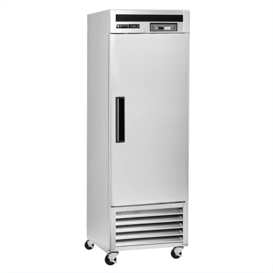 Maxx Cold Single Door Reach-In Refrigerator, Bottom Mount, 23 cu. ft., Energy Star, Stainless Steel - MCR-23FDHC