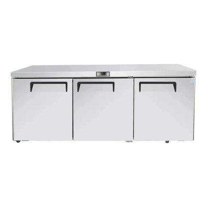 Atosa MGF8404GR 72.69" Undercounter Refrigerator 21.1 Cu.Ft - MGF8404GR