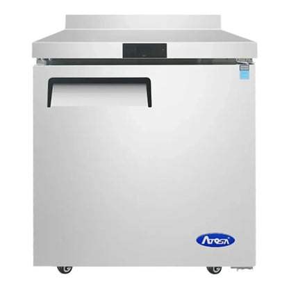 Atosa MGF8408GR 27.5" Worktop Refrigerator with Backsplash 27.5 Cu.Ft - MGF8408GR