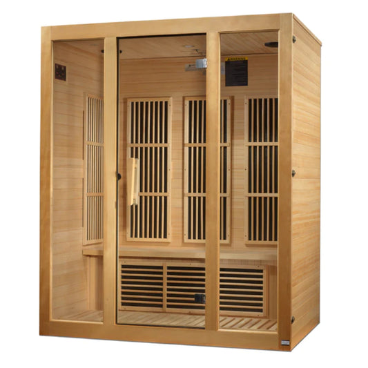 Maxxus Bellevue Low EMF Far Infrared Sauna Canadian Hemlock