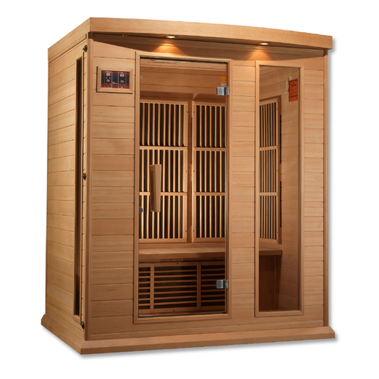 Maxxus Low EMF Far Infrared Sauna Canadian Hemlock