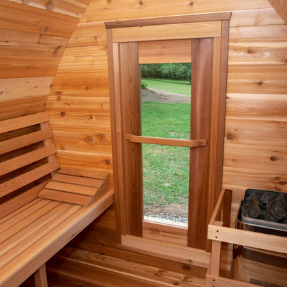 Dundalk Leisure Knotty Cedar Mini Pod Sauna - PSMINIKNE