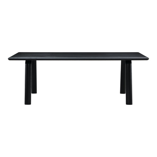Moe's Home Collection Malibu Dining Table Black Ash BC-1046-02