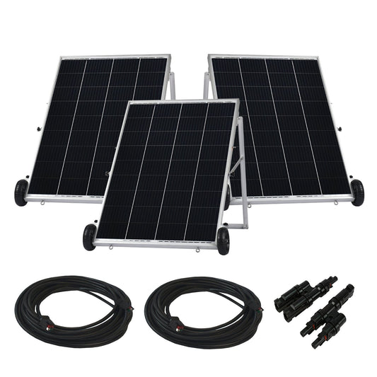 Nature's Generator Power Panel - 3 Panel System - Backyard Provider