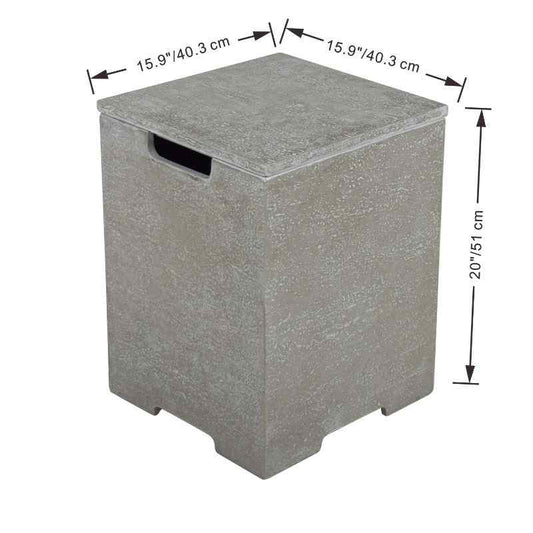 ONB0405LG Elementi Square tank Cover Dimension