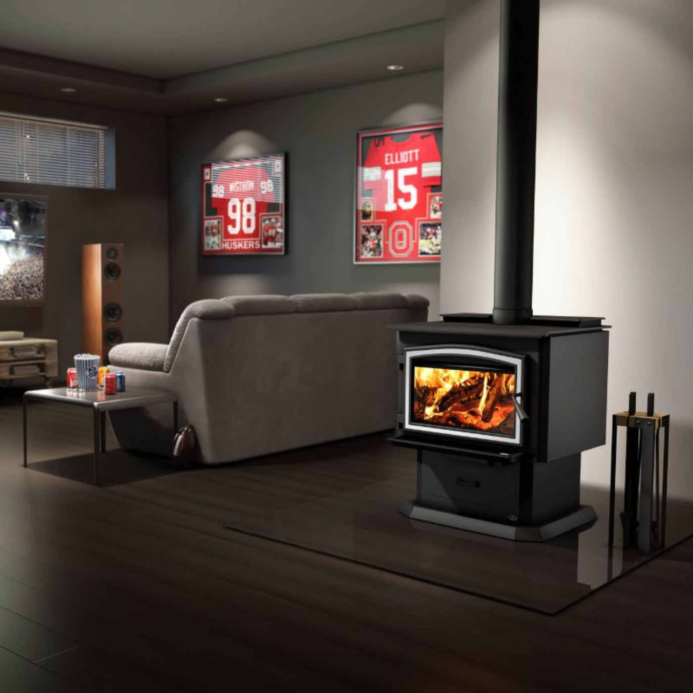 Osburn 3500 Wood Stove with Blower  - OB03500