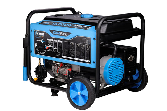 Pulsar PG13000BRCO 13,000-Watt Dual Fuel Generator with Recoil, Remote, & Push Button Start & CO Alert - PowerGen USA - PG13000BRCO