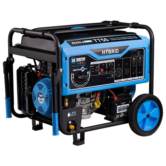 Pulsar PG7750BCO 7,750-Watt Dual-Fuel Generator with CO Alert - PowerGen USA - PG7750BCO