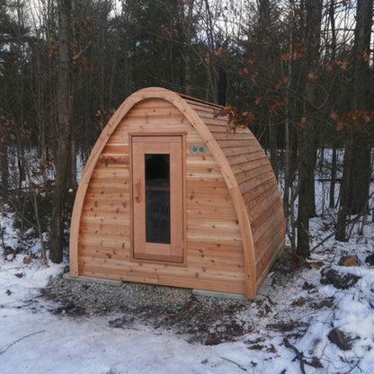 Dundalk Leisure Knotty Cedar Mini Pod Sauna - PSMINIKNE