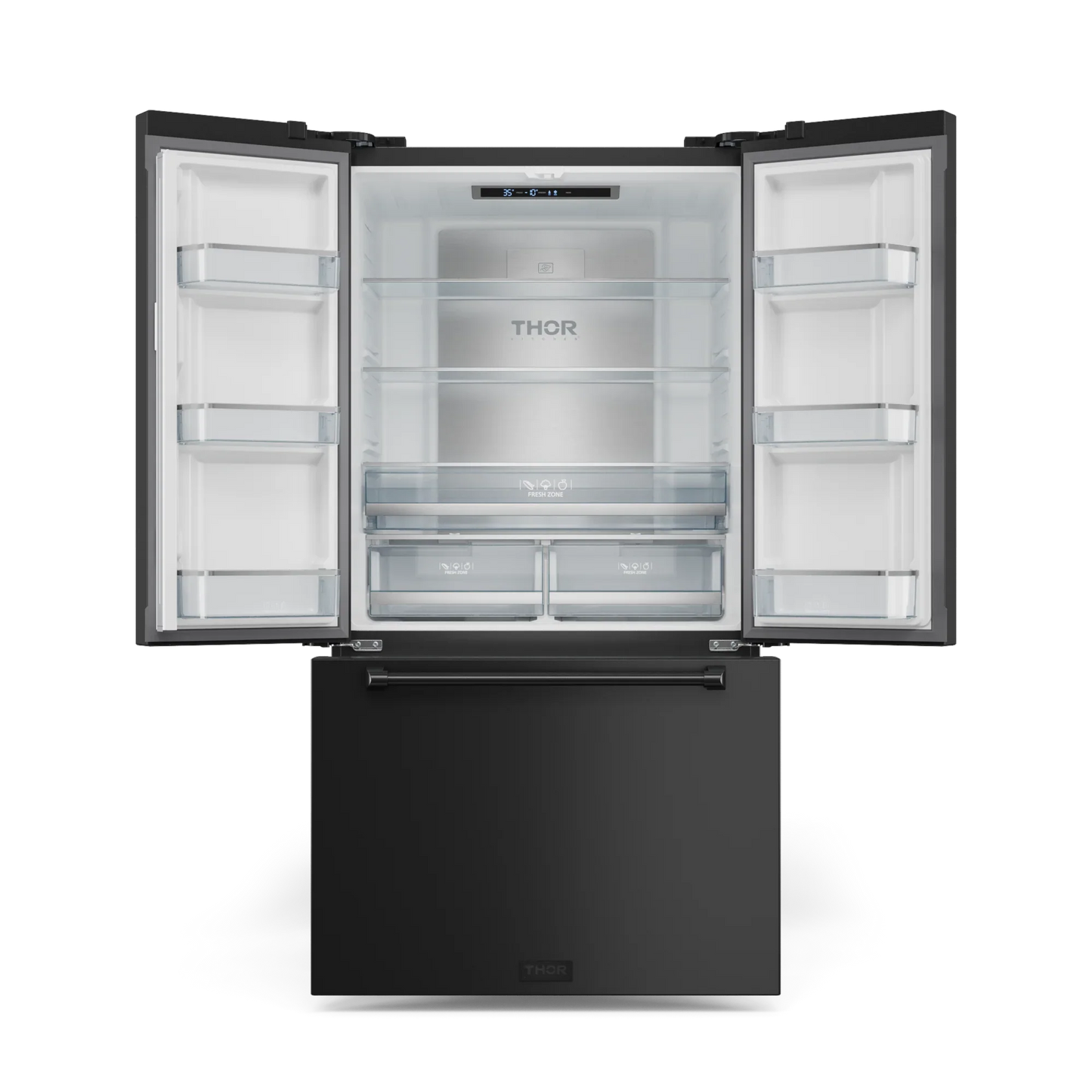 Thor Kitchen 36 Inch 20.3 cu ft French Door Counter Depth Refrigerator with Ice Maker | Gordon Ramsay Series - RF3621CTD00