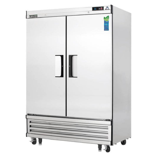 Everest Commercial 54" 2 Solid Door Reach-In Refrigerator Freezer 48 cu.ft. - EBRF2