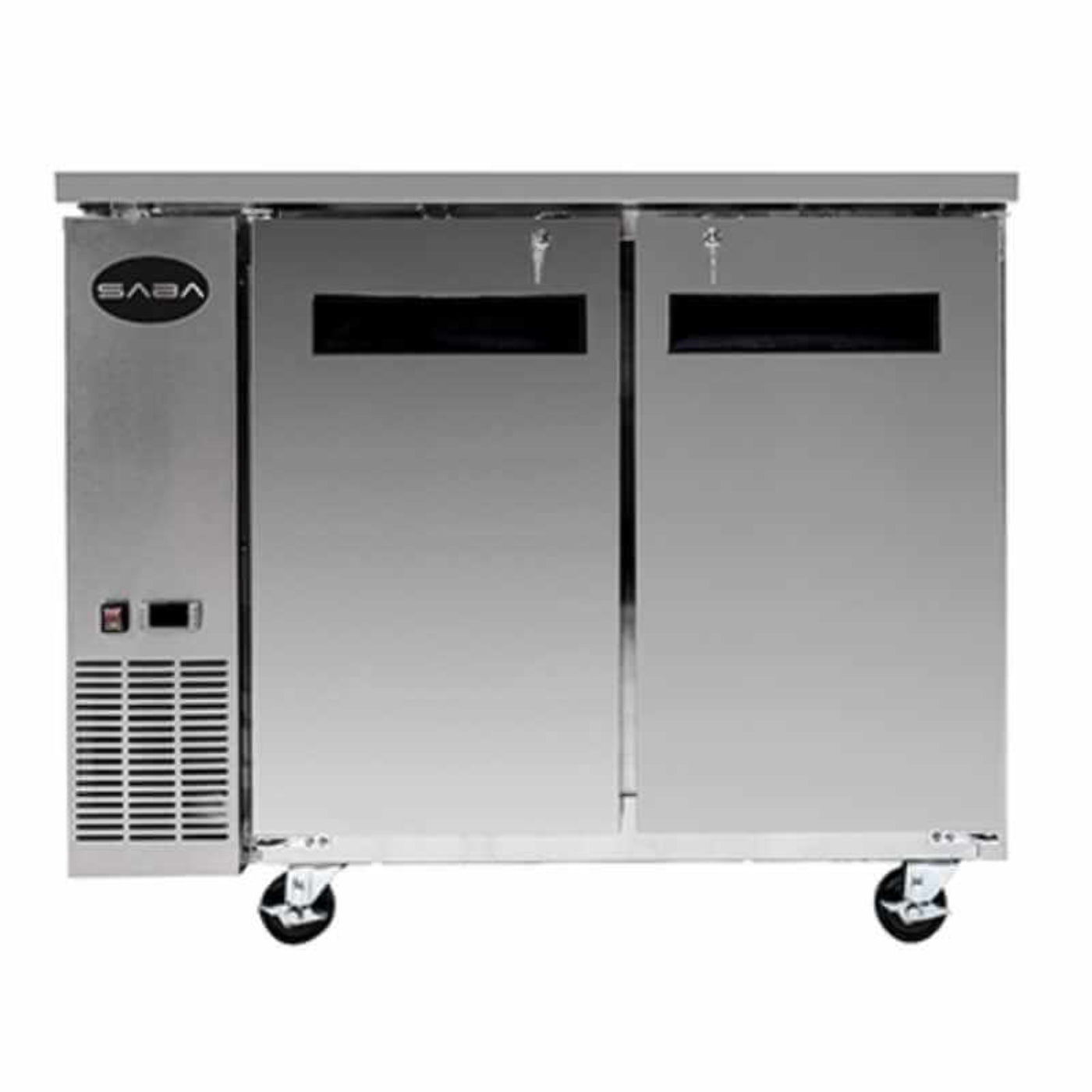Saba - SBB-24-48SS Commercial 48" Back Bar Refrigerator Cooler 11.8 cu. Ft - SBB-24-48SS