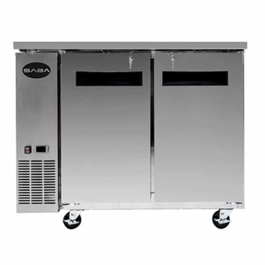 Saba - SBB-24-48SS Commercial 48" Back Bar Refrigerator Cooler 11.8 cu. Ft - SBB-24-48SS