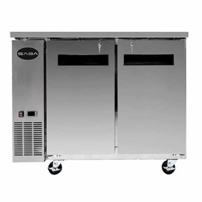 Saba - SBB-24-60SS Commercial 60" Back Bar Cooler Refrigerator - SBB-24-60SS