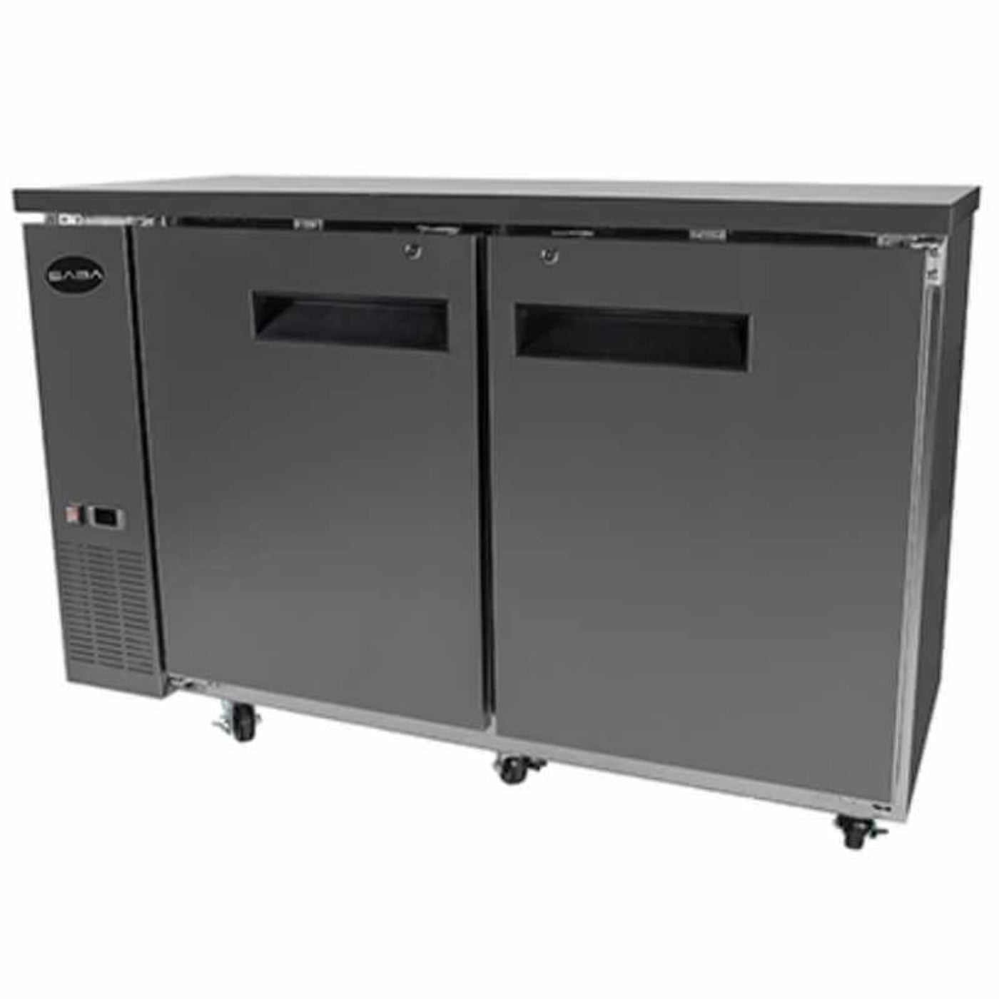 Saba - SBB-24-48SS Commercial 48" Back Bar Refrigerator Cooler 11.8 cu. Ft - SBB-24-48SS