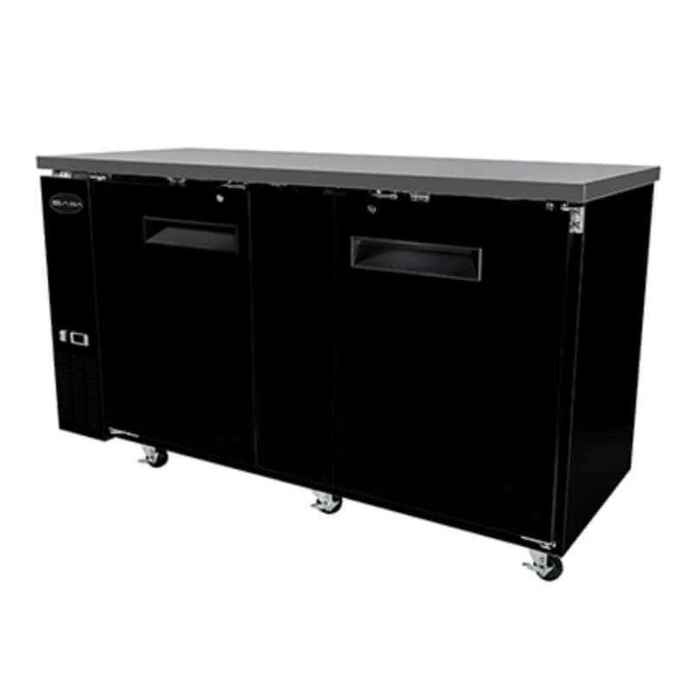 Saba - SBB-27-69B Commercial 69" Back Bar Cooler Refrigerator - SBB-27-69B