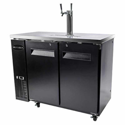 Saba - SDD-24-48 Commercial 48″ Beer Dispenser Refrigerator (1) Double Tap - SDD-24-48