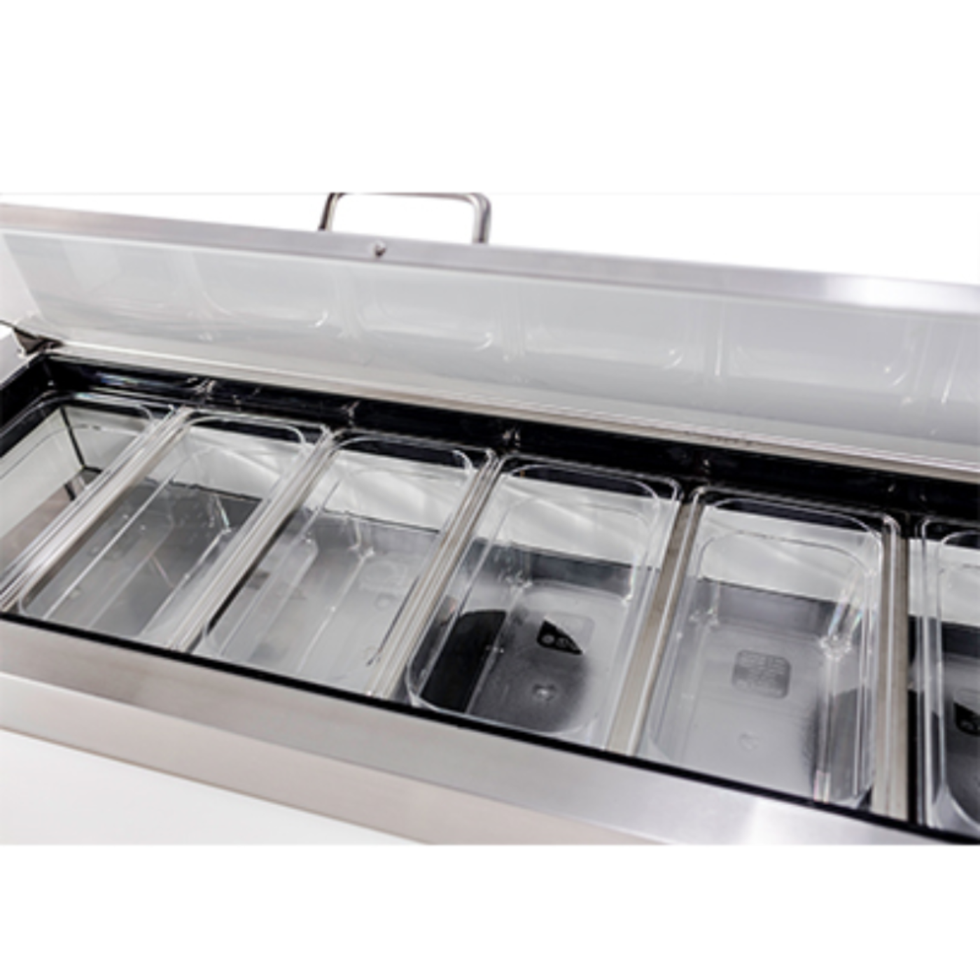 Saba - SPP-67-9 Commercial 67" 9 Pan Pizza Prep Table Refrigerator - SPP-67-9