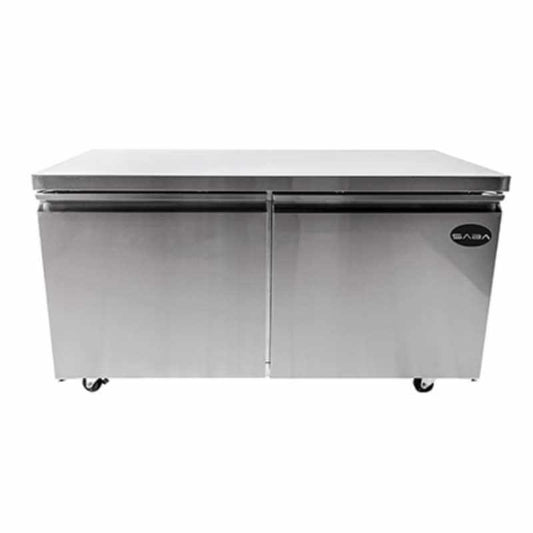 Saba - SUC-60R, Commercial 60" Undercounter Refrigerator 15cu.ft NSF - SUC-60FR