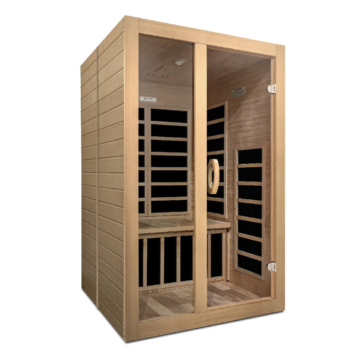 Dynamic Saunas Santiago 2 Person Low EMF FAR Infrared Sauna (DYN-6209-01) - DYN-6209-01