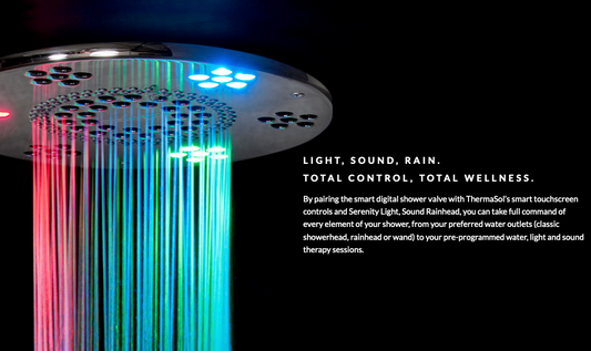 ThermaSol Steam Shower Kit - The Wellness Steam Package with 7" ThermaTouch