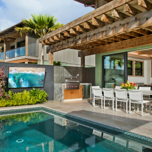 Sealoc Outdoor Smart TV- LG QNED85 evo AI 4K