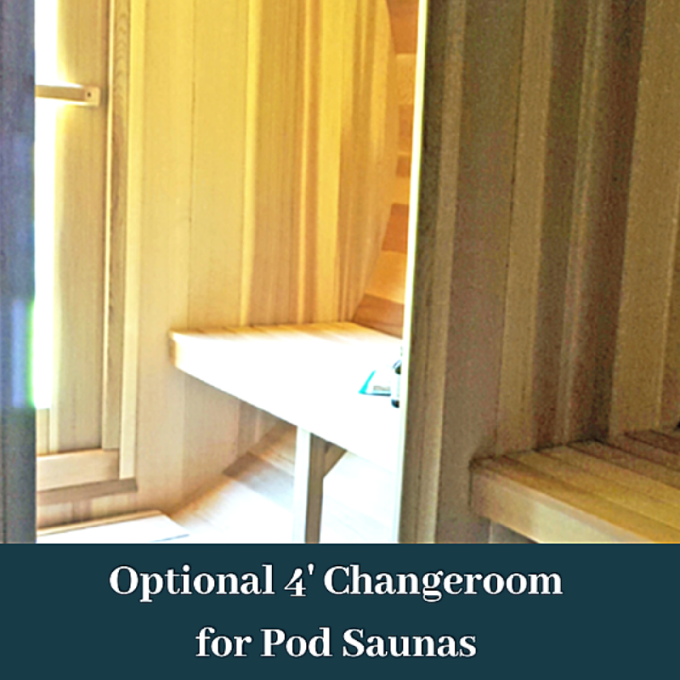 Dundalk LeisureCraft Clear Cedar POD Sauna - DLCCCPOD8X6-8KW