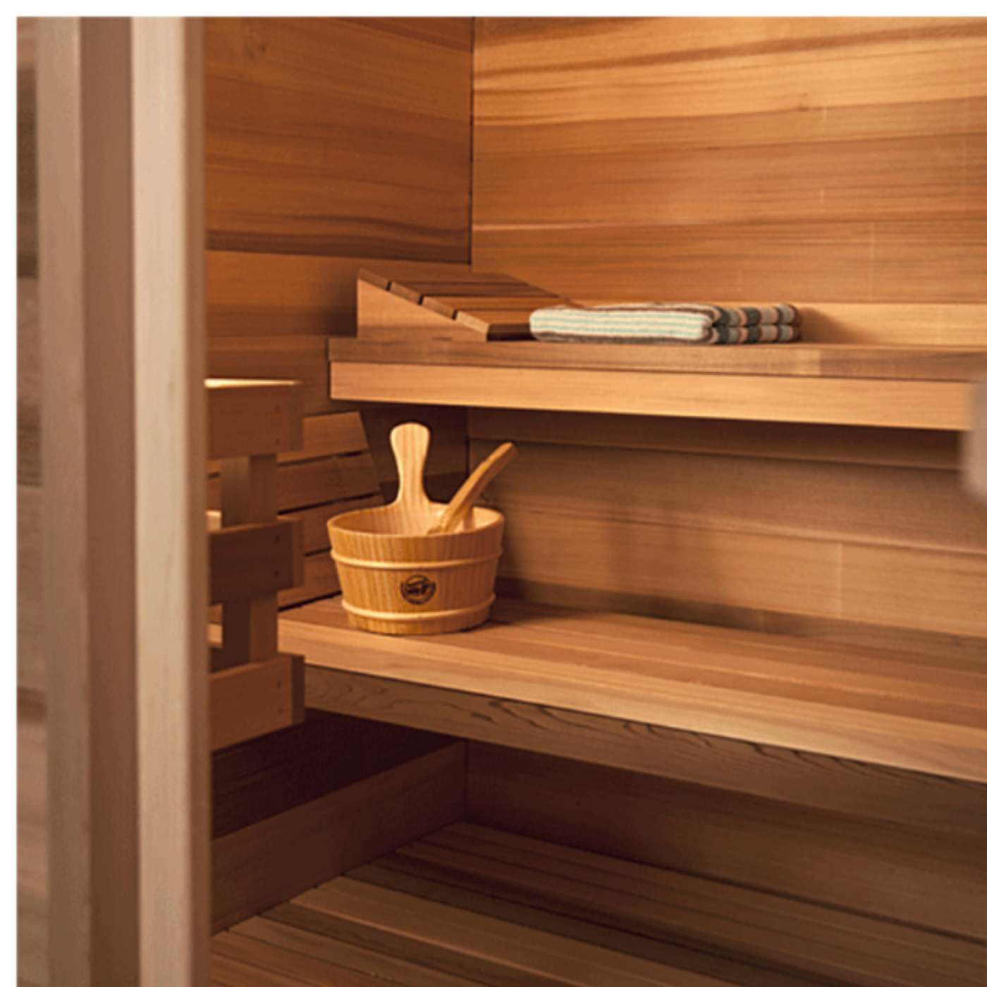 Dundalk LeisureCraft Clear Cedar Indoor Cabin Sauna - LS460