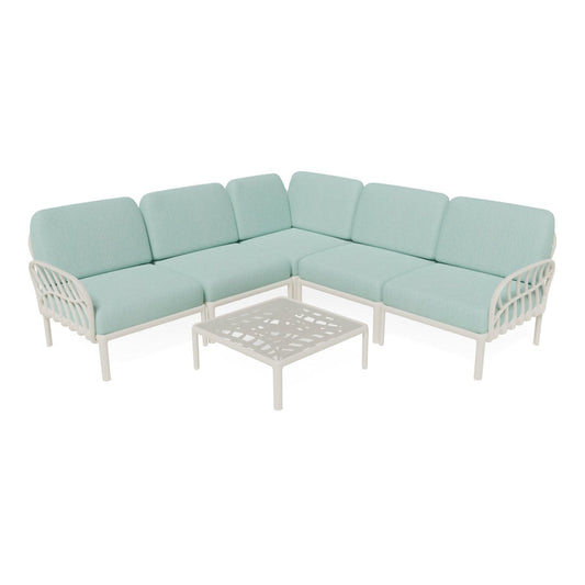 Strata Furniture Dahlia Patio Corner Sofa and Table  - ODAXSETWM