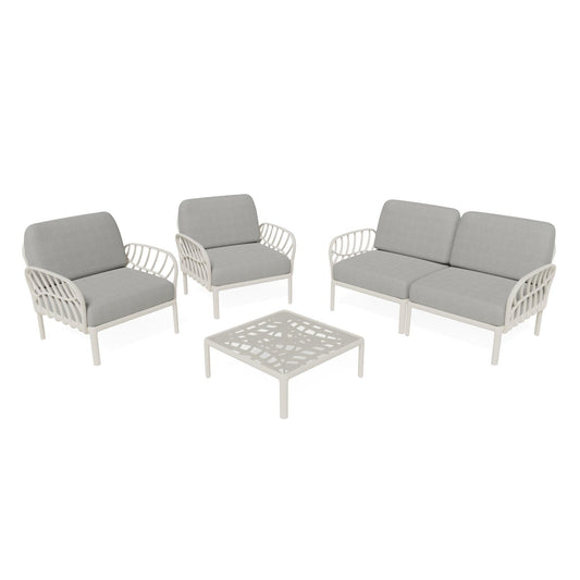 Strata Furniture Dahlia Patio Loveseat and Chair Group  - ODALCCTWG